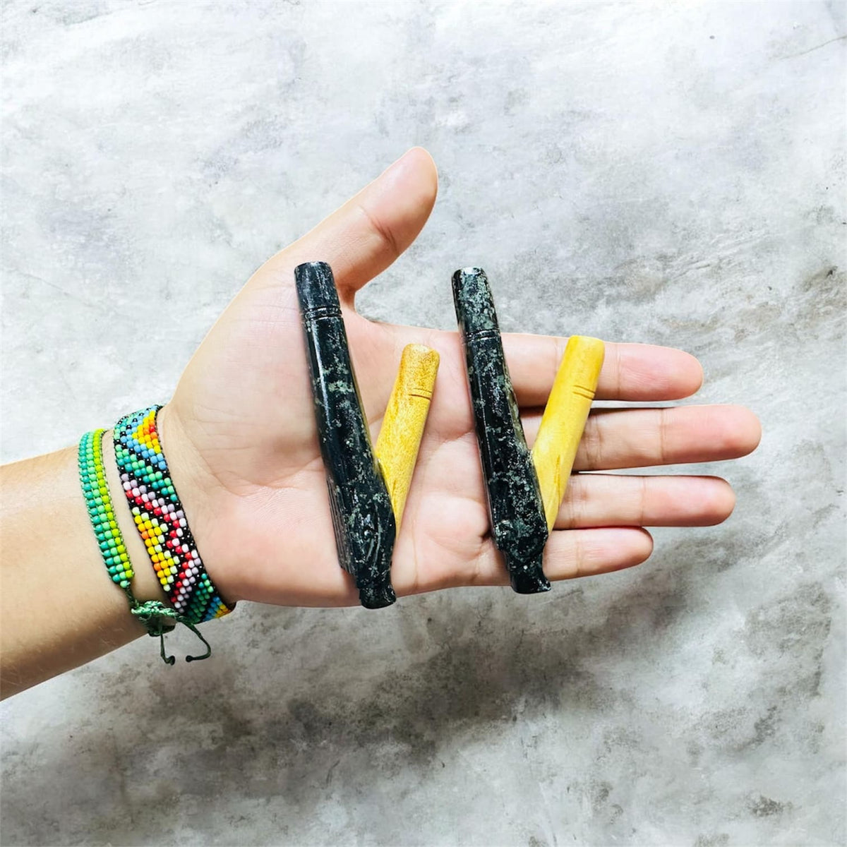 Kuripe – Sacred Serpentine Stone and Palo Santo